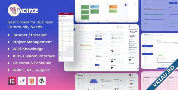 Woffice 5414  Intranet Extranet  Project Management WordPress Theme-1.webp